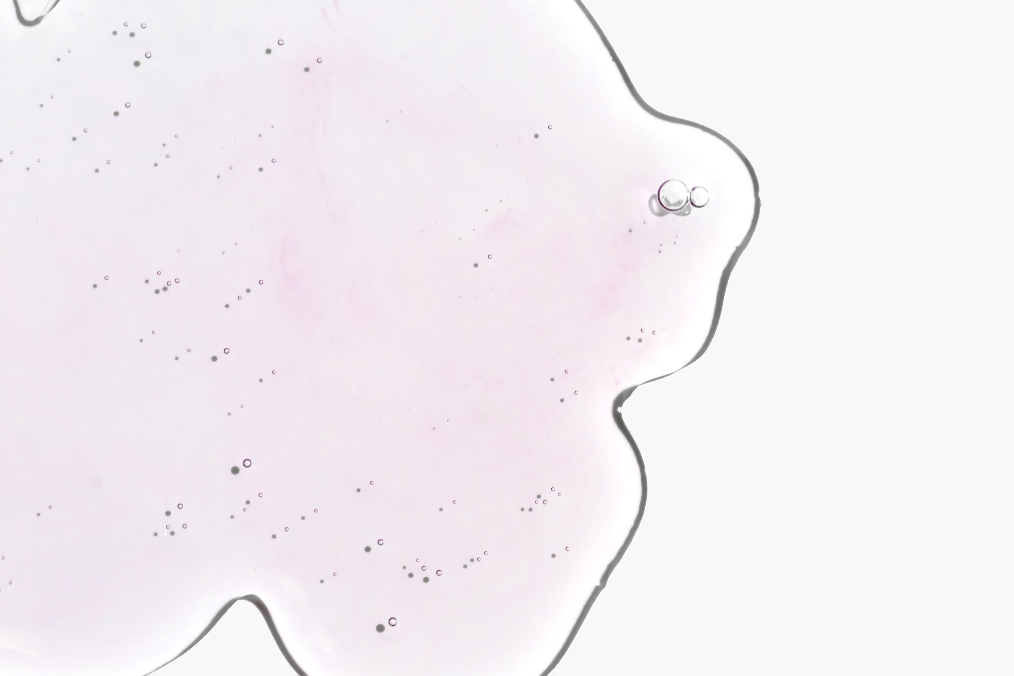 A light purple serum swatch 