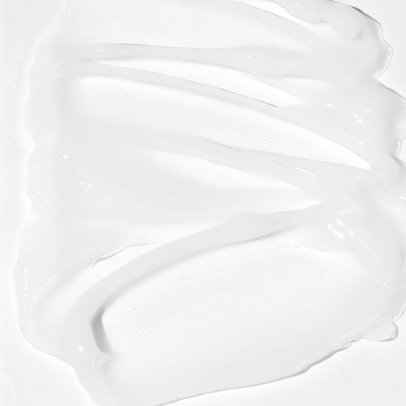 COSMEDIX's Skin Thirst Moisturizing Hyaluronic Acid Cream white colored product swatch with white background